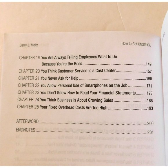 How to Get Unstuck by Barry Moltz 2014 Get Your Business Growing Again Trade PB - Picture 5 of 6